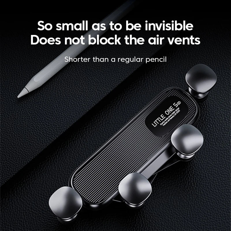360° Gravity Car Phone Holder | Air Vent Clip & Extension Rod Car Phone Mount QXL