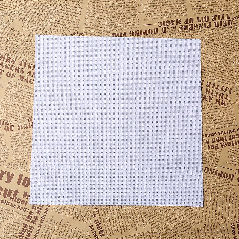 14CT & 11CT Aida Cloth Cross Stitch Fabric | Green Cotton Grid Cross Stitch Fabric QXL 1Pcs 30*30cm 11CT
