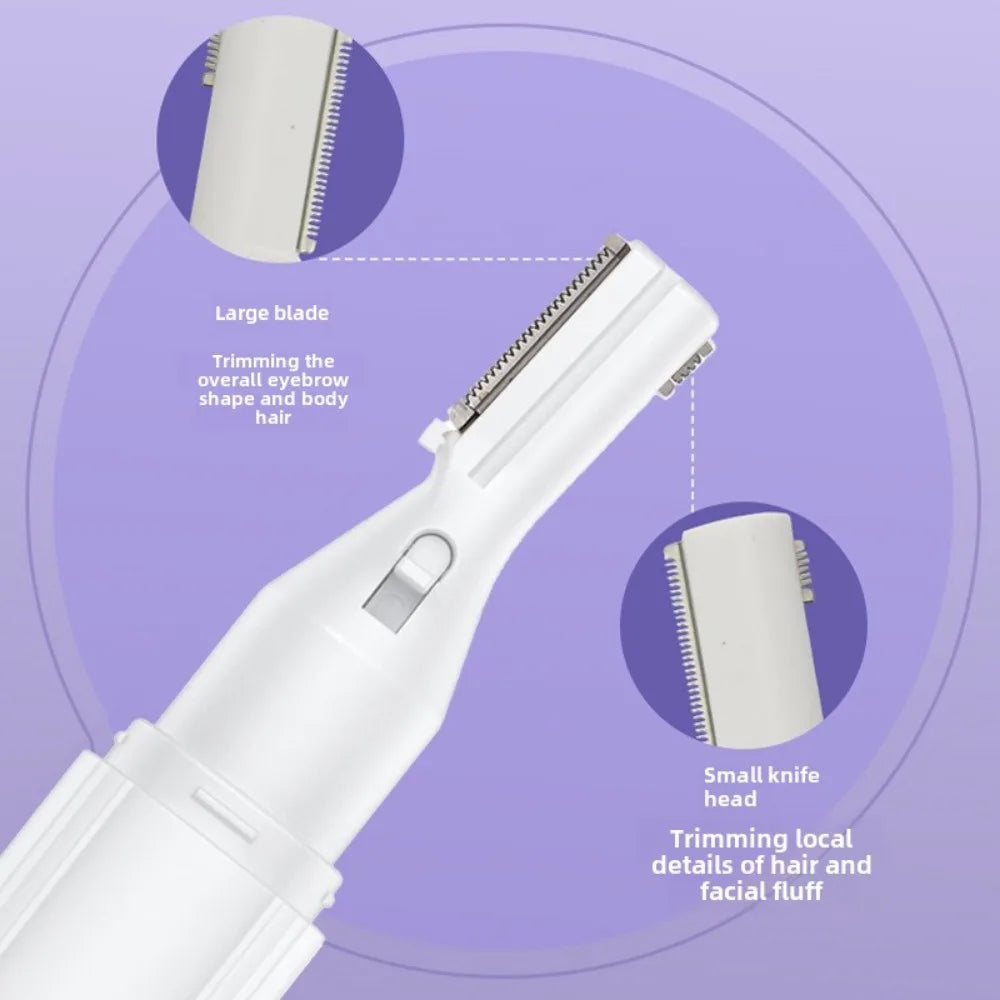 Rechargeable Mini Electric Eyebrow Trimmer for Women Eyebrow Trimmer QXL
