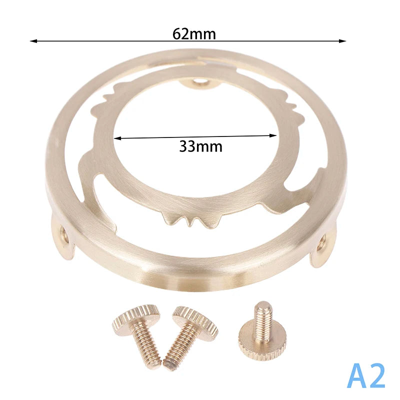 Brass E27 E14 Lampshade Ring Holder | 3-Hole Socket Connector Lampshade Ring Holder QXL A2