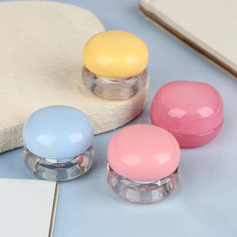 5g Empty Plastic Cosmetic Jar with Lid | Lip Scrub Travel Container Cosmetic Storage Jar QXL