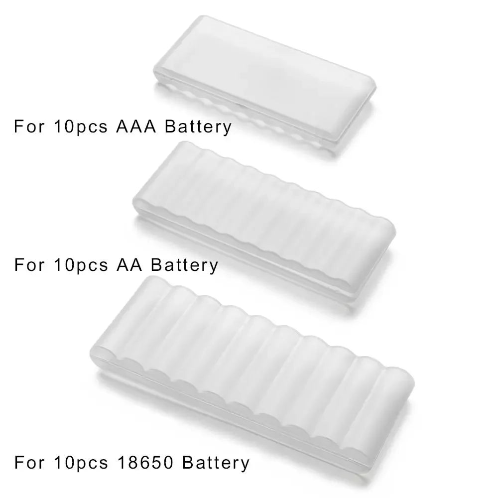 Battery Storage Box 4/10 Slot | AA AAA 18650 Organizer Case Battery Storage Case QXL