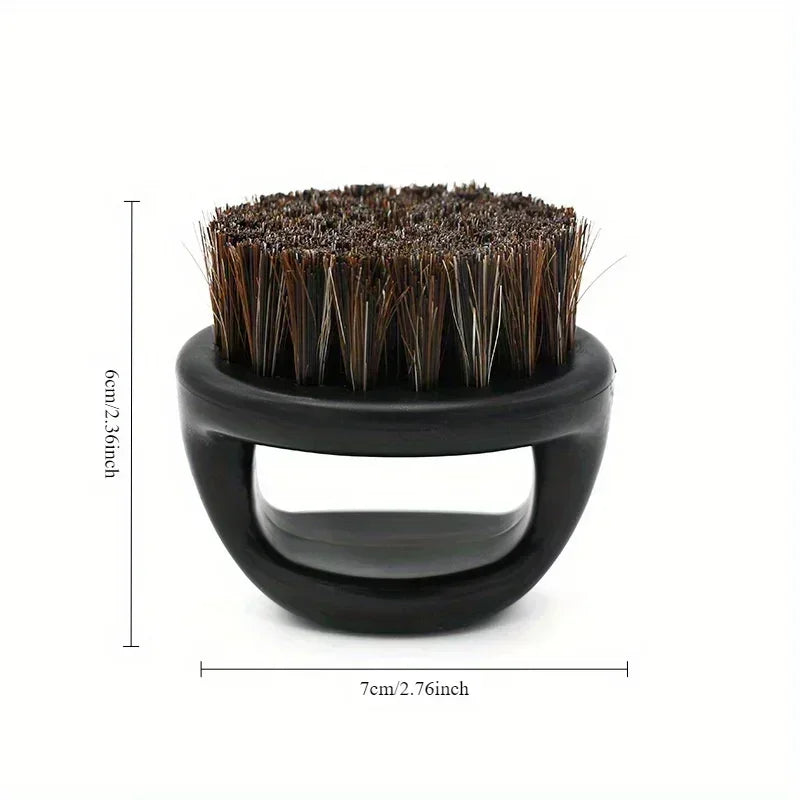 Men's Beard & Neck Sweep Bristle Brush | Grooming Tool Beard Grooming Brush QXL