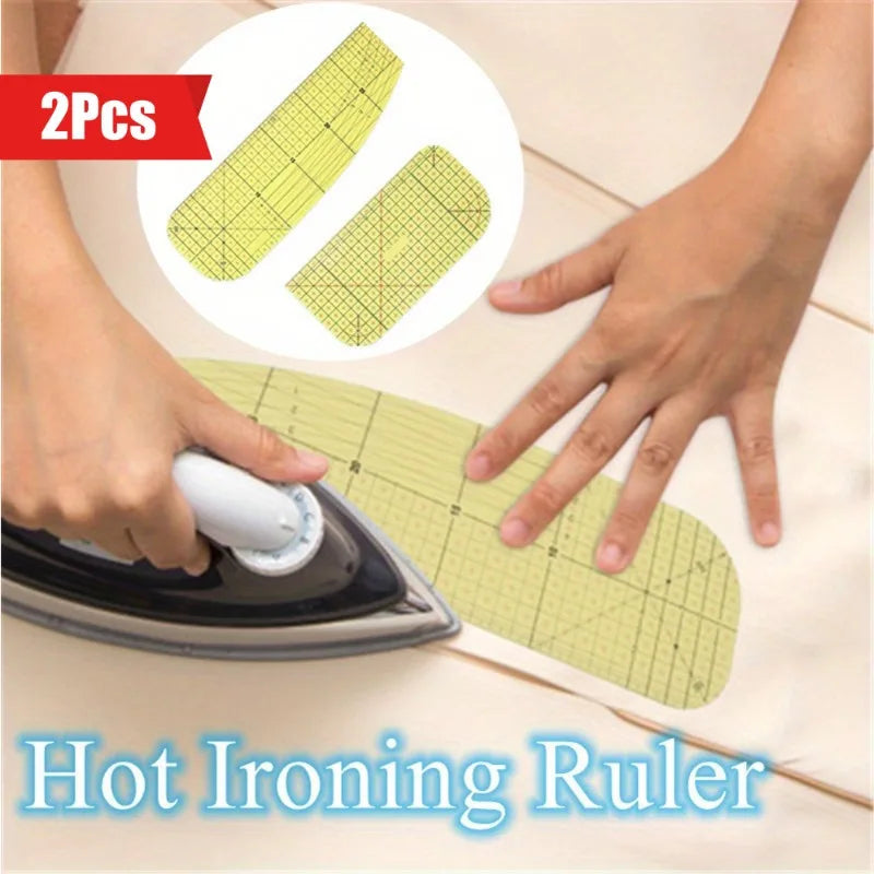 2-Pc Heat-Resistant Ironing Ruler Set | Quilting & Sewing Ironing Ruler Set QXL