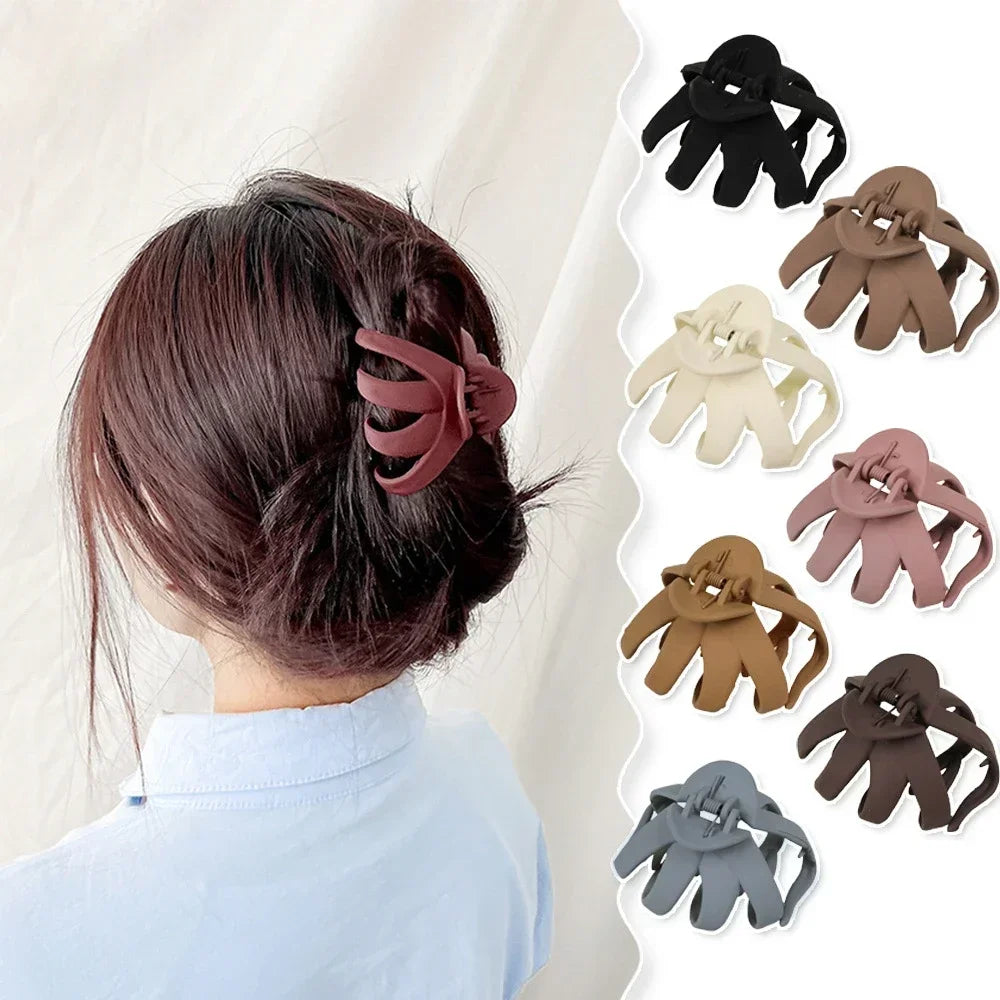 Large Matte Octopus Hair Claw Clip | Shark Clip for Women Hair Claw Clip QXL