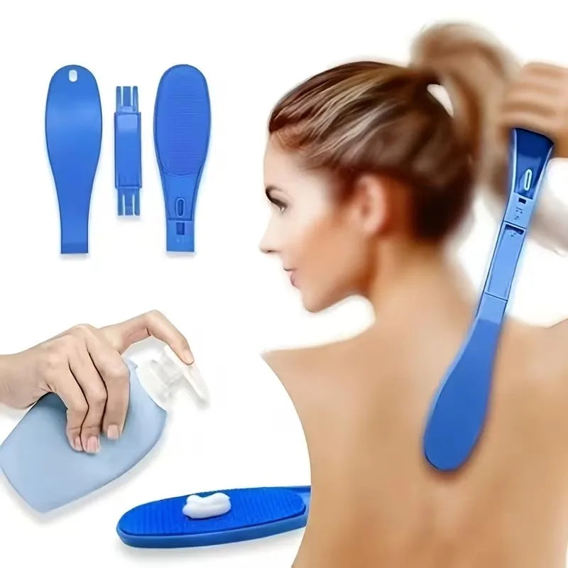 Long Handle Back Lotion Applicator Brush | Body Care Tool Lotion Applicator Brush QXL