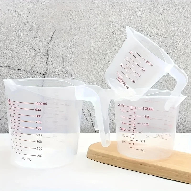 Plastic Liquid Measuring Cup | Multifunction Baking & Cooking Measuring Cup QXL