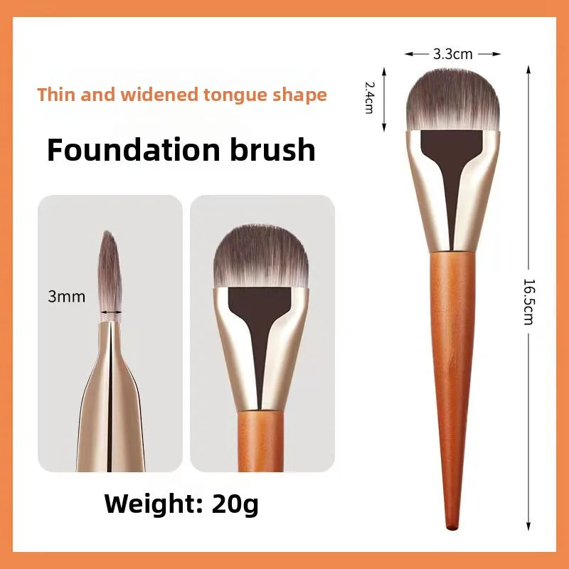 Makeup Face Brush – Foundation, Bronzer, Blush & Highlighter Makeup Face Brush QXL
