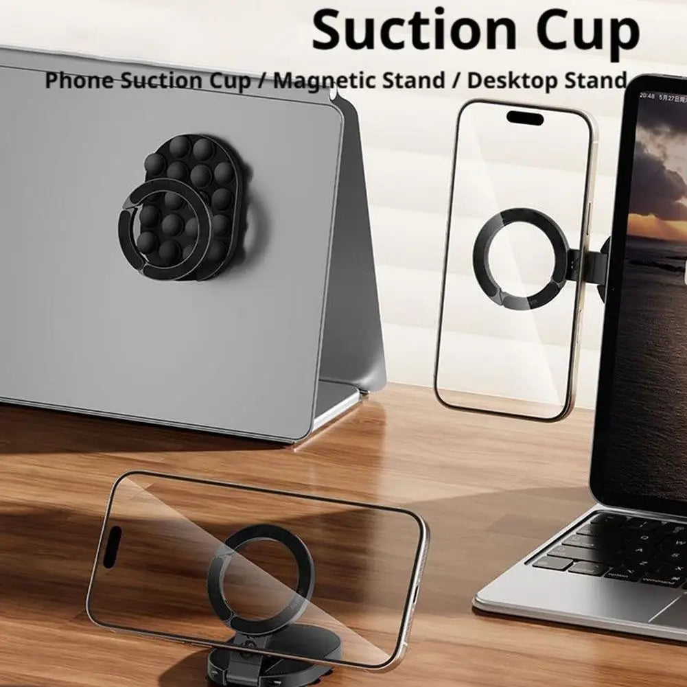 3-in-1 Magnetic Phone Holder | Car Mount & Desktop Stand Magnetic Phone Mount QXL