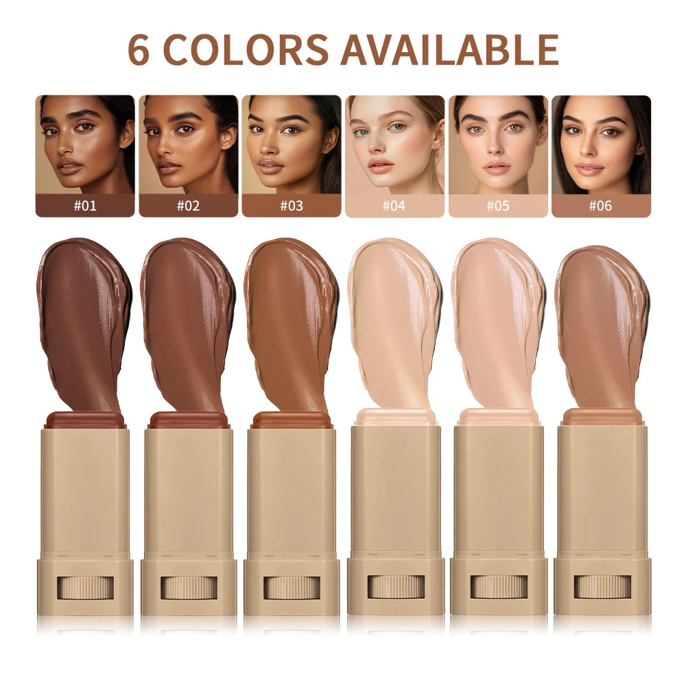 Serum Boosted Skin Tint Foundation Stick | Full Coverage Foundation Stick QXL