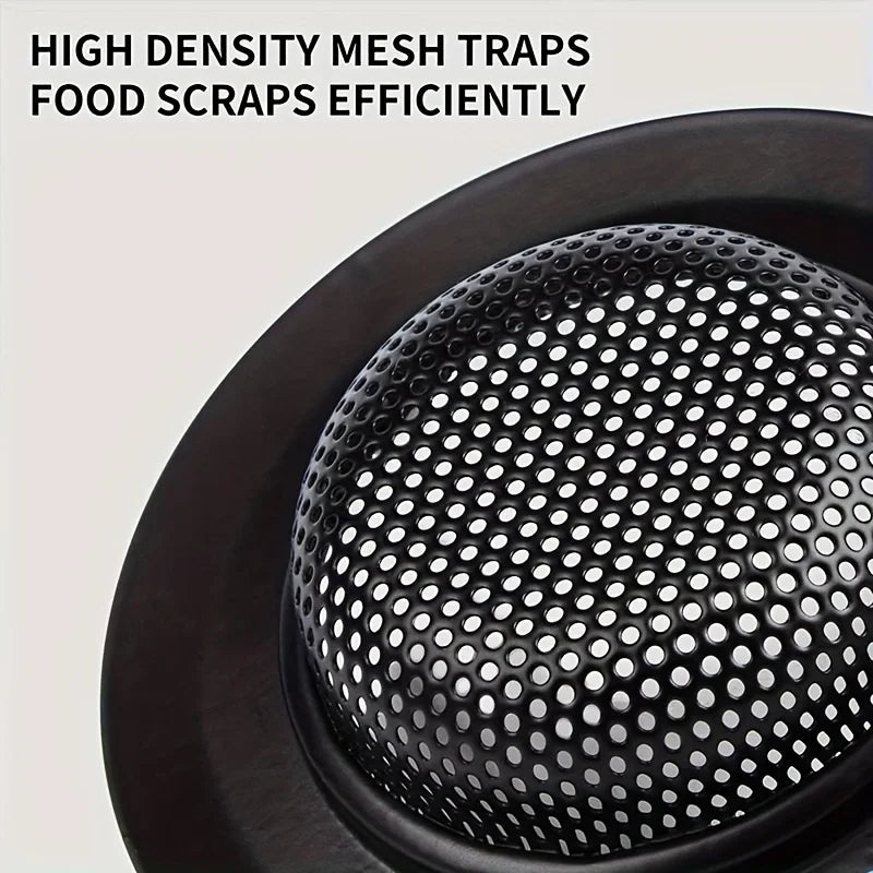 3-Pack Kitchen Sink Drain Filter Strainer – Dishwasher Safe Sink Drain Filter QXL