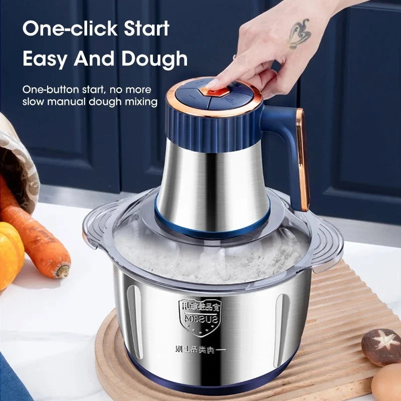 5L Electric Meat Grinder 304 Stainless Steel Food Processor Electric Meat Grinder QXL
