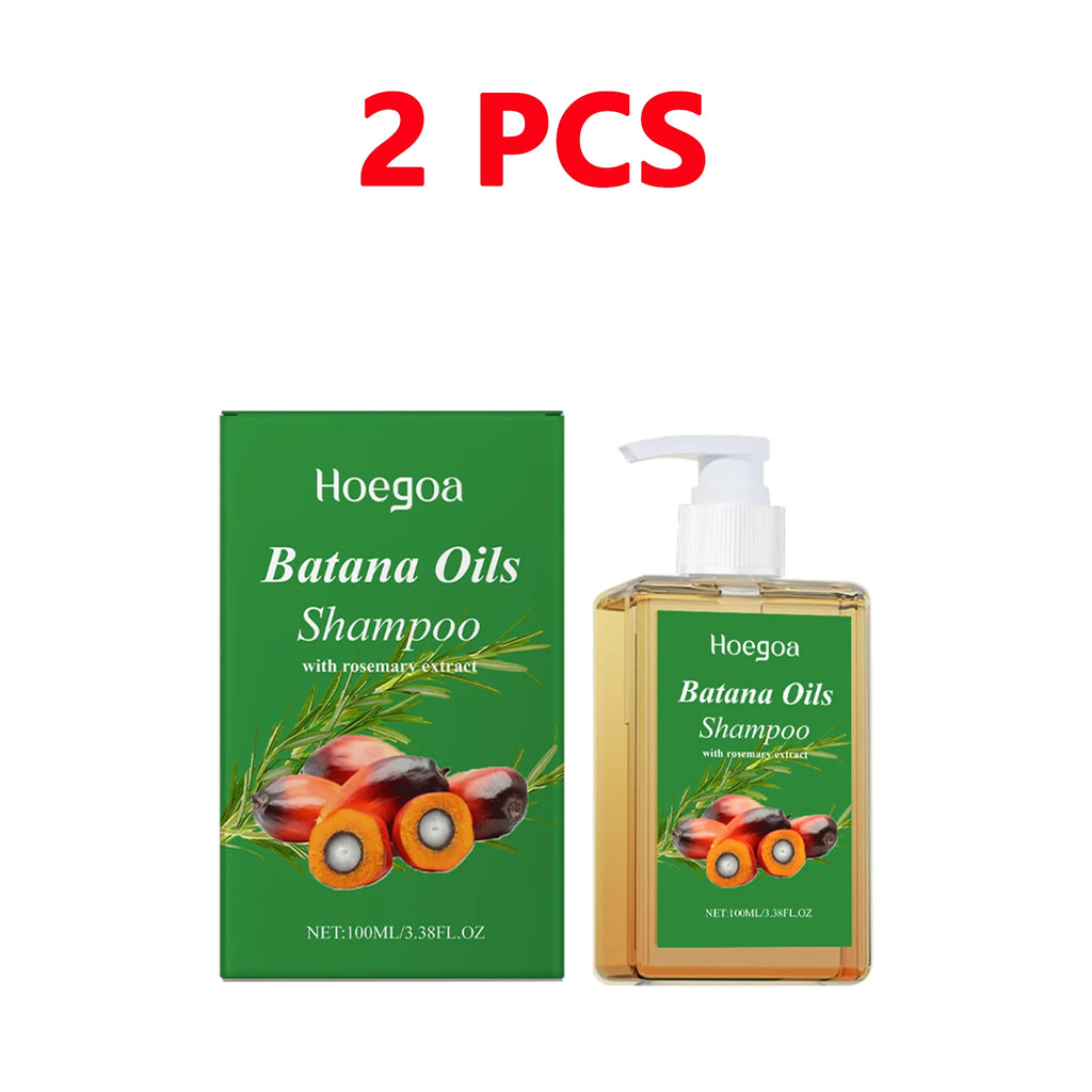 HOEGOA Batana Oil & Rosemary Shampoo – Repair & Strengthen Hair Repair Shampoo QXL 2pcs