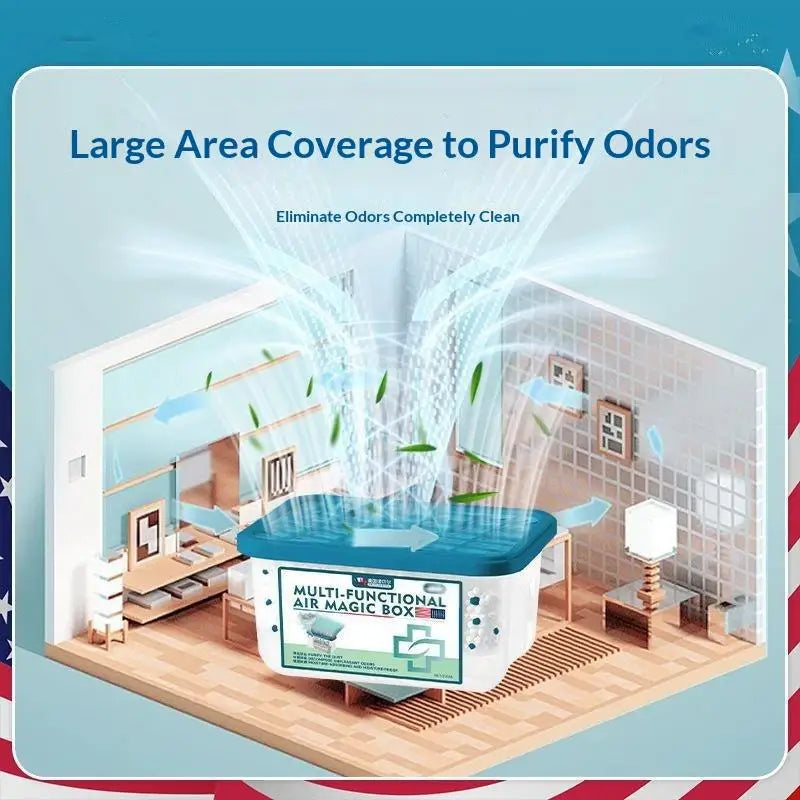 Activated Carbon Dust Box | Moisture Absorber & Odor Eliminator Air Deodorizer Box QXL