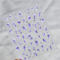 Koi Fish 5D Nail Art Stickers | Spring Flower Manicure Decals Nail Art Stickers QXL TO3095