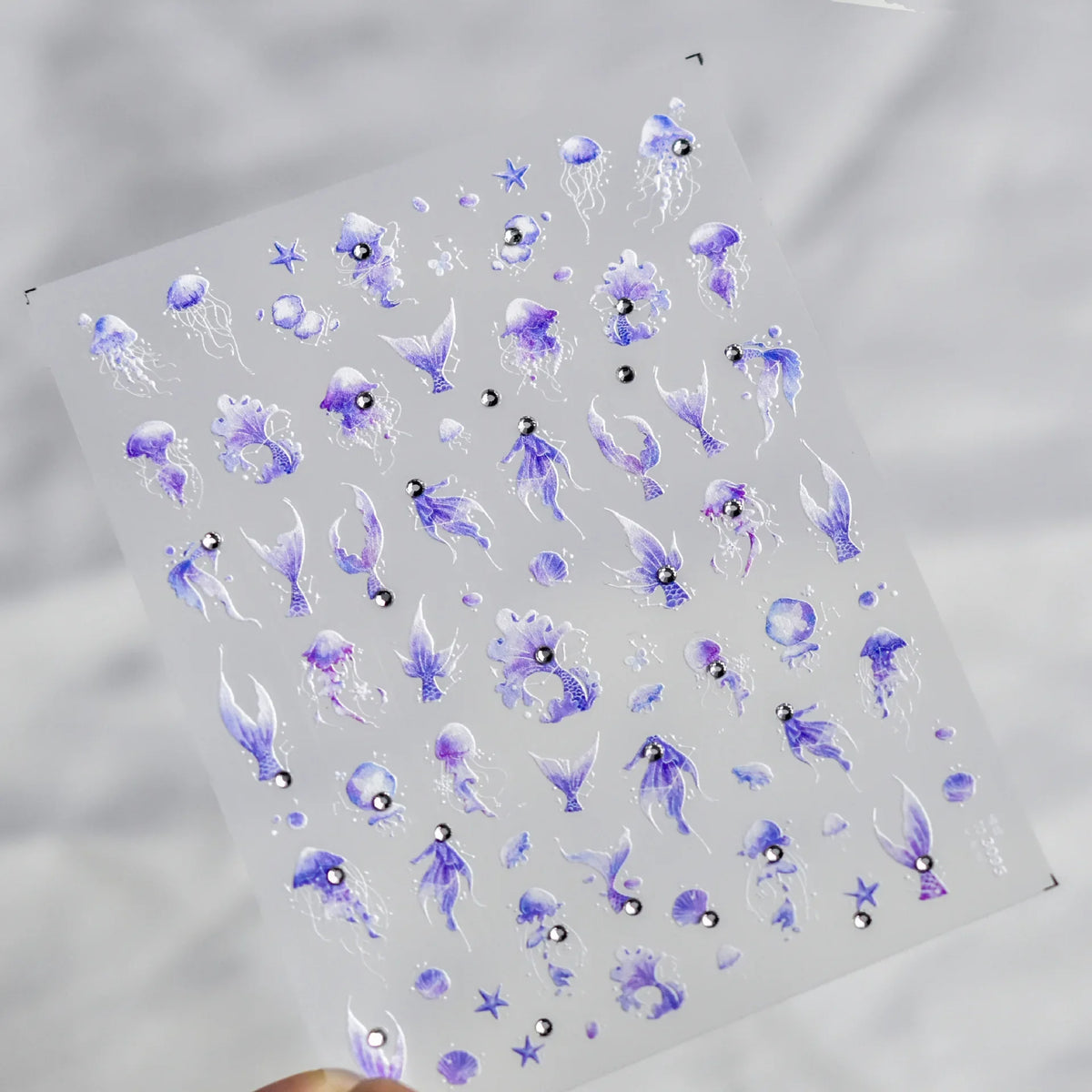 Koi Fish 5D Nail Art Stickers | Spring Flower Manicure Decals Nail Art Stickers QXL TO3095