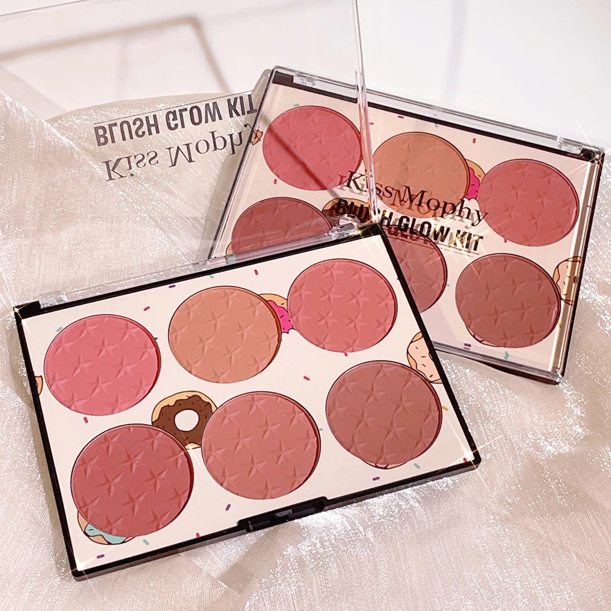 6-Color Matte Blush Palette | High Pigment Long-Lasting Blush Palette QXL