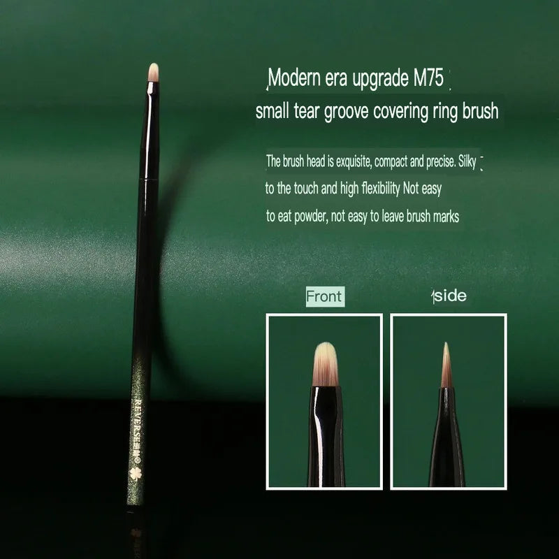 M75 Tongue-Shaped Flat Head Concealer Brush – Soft & Precise Concealer Brush QXL