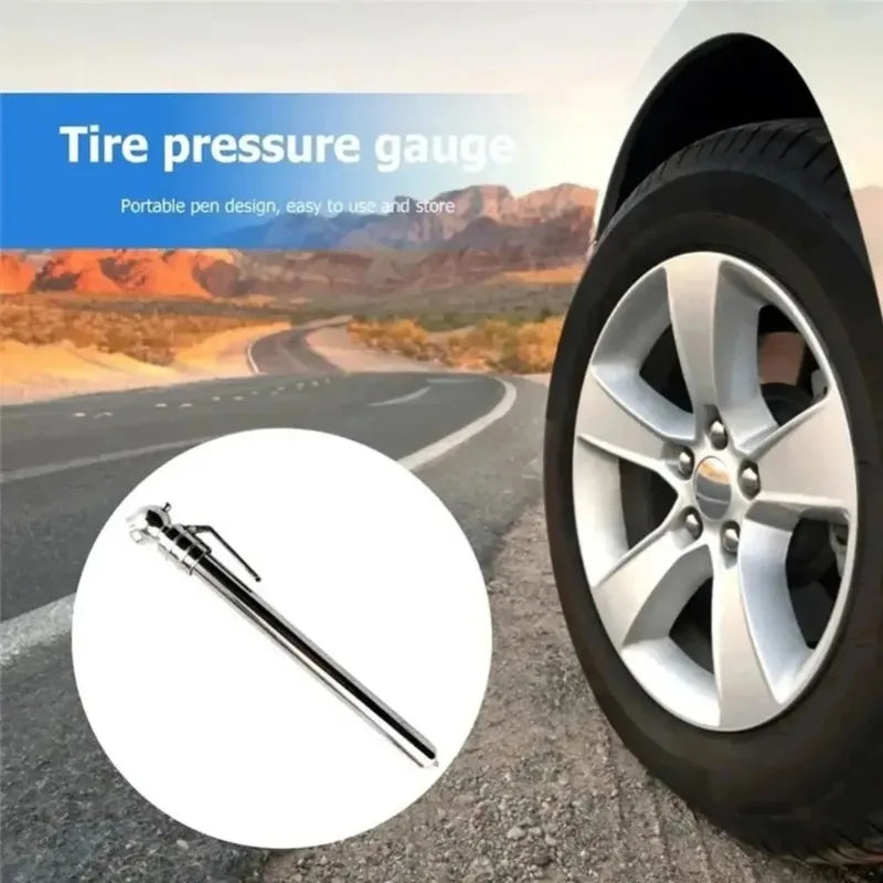 Portable Tyre Pressure Gauge Pen | 5–50 PSI Tire Monitor Tyre Pressure Gauge QXL