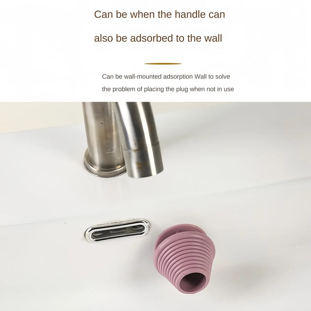 2-Pack Universal Suction Cup Drain Stopper – Bathtub & Sink Drain Stopper QXL