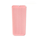 Silicone Heat Resistant Mat & Pouch for Flat Irons | 450°F Hair Tool Mat QXL Pink 28.5cm