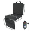 USB Heated Seat Cushion | 5-Level Temp, Timer, Portable Heated Seat Cushion QXL black