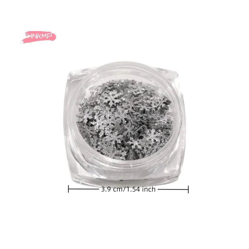 Winter Snowflake Nail Sequins | Christmas Nail Art Glitter Nail Art Sequins QXL
