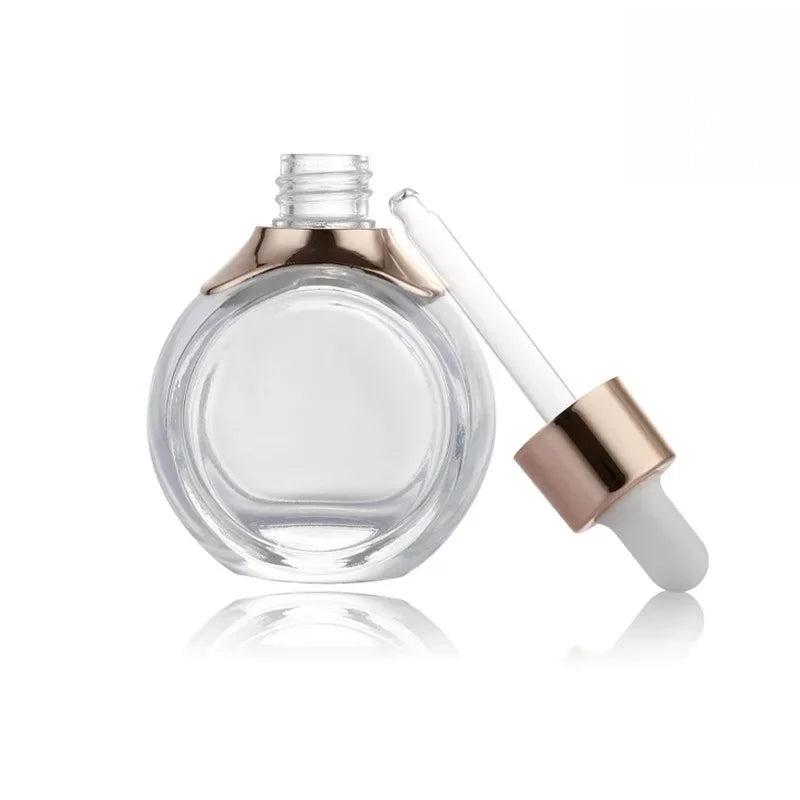 Glass Dropper Bottle 30ml 50ml – Leakproof Refillable Travel Glass Dropper Bottle QXL