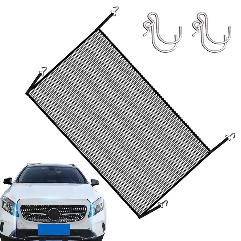 Car Front Grille Protection Mesh Net – Dustproof Bumper Cover Grille Protection Net QXL