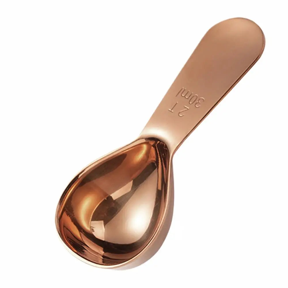 Stainless Steel Coffee Measuring Scoop – 30ml / 2 Tbsp Coffee Measuring Scoop QXL YELLOW