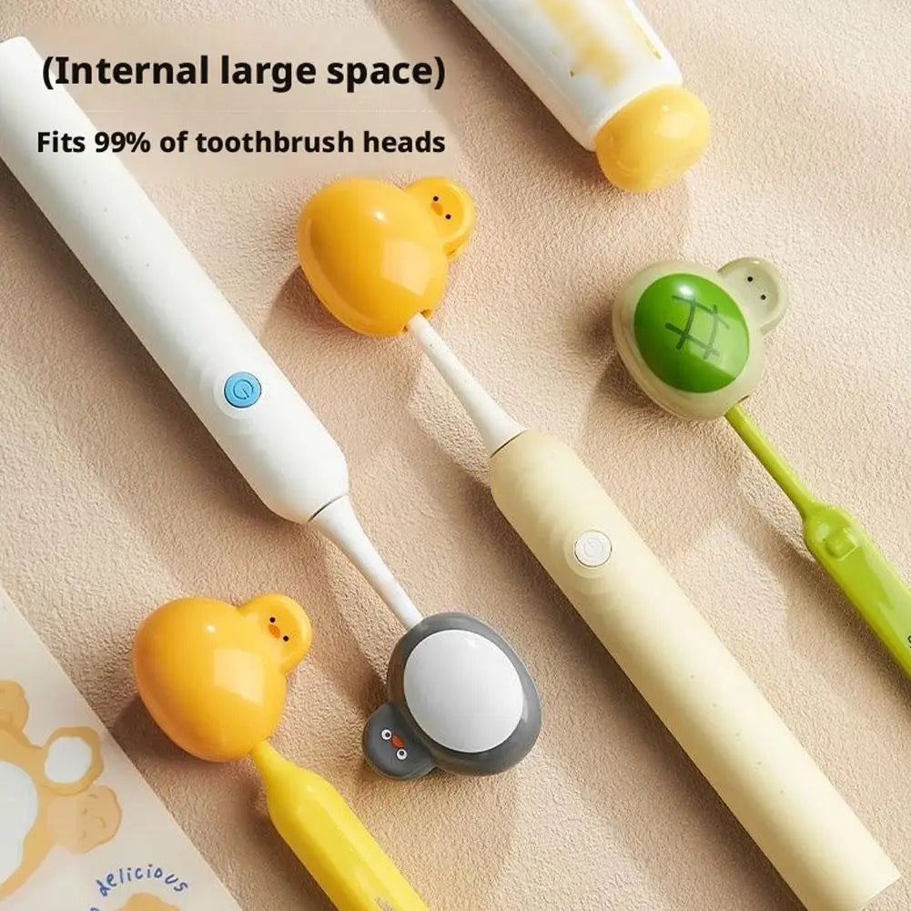 Cartoon Toothbrush Head Covers | Travel Caps – Manual & Electric Toothbrush Head Cover QXL
