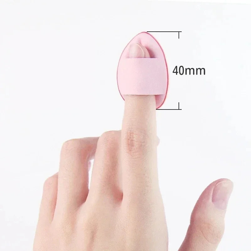 Mini Finger Puff Sponges 5/10-Pack | Foundation & Concealer Makeup Sponge Puff QXL