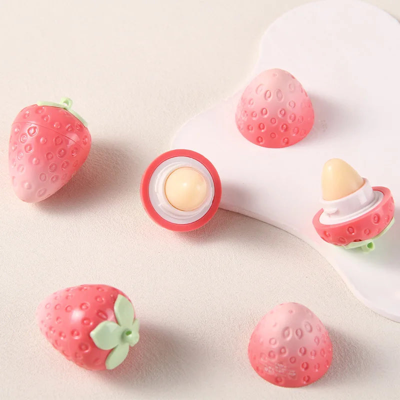 Strawberry Temperature-Changing Lip Balm – Hydrating & Softening Tinted Lip Balm QXL