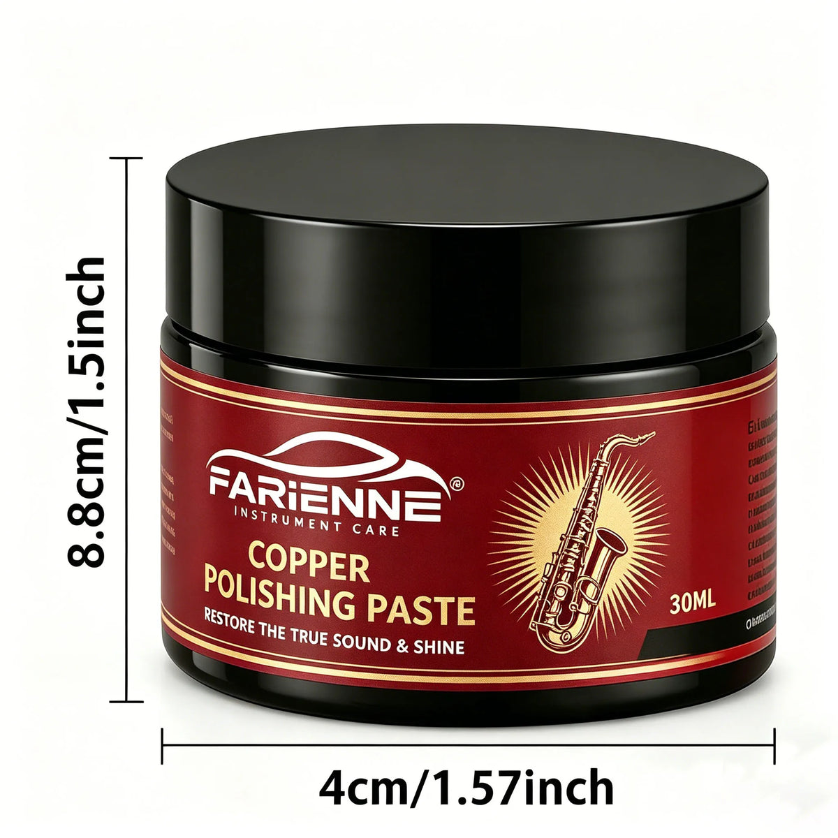 Copper Polishing Paste for Saxophone & Brass Instruments Instrument Polishing Paste QXL