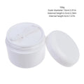 Refillable Plastic Cosmetic Jar with Spoon | 50/100/120g Cosmetic Jar QXL 100g