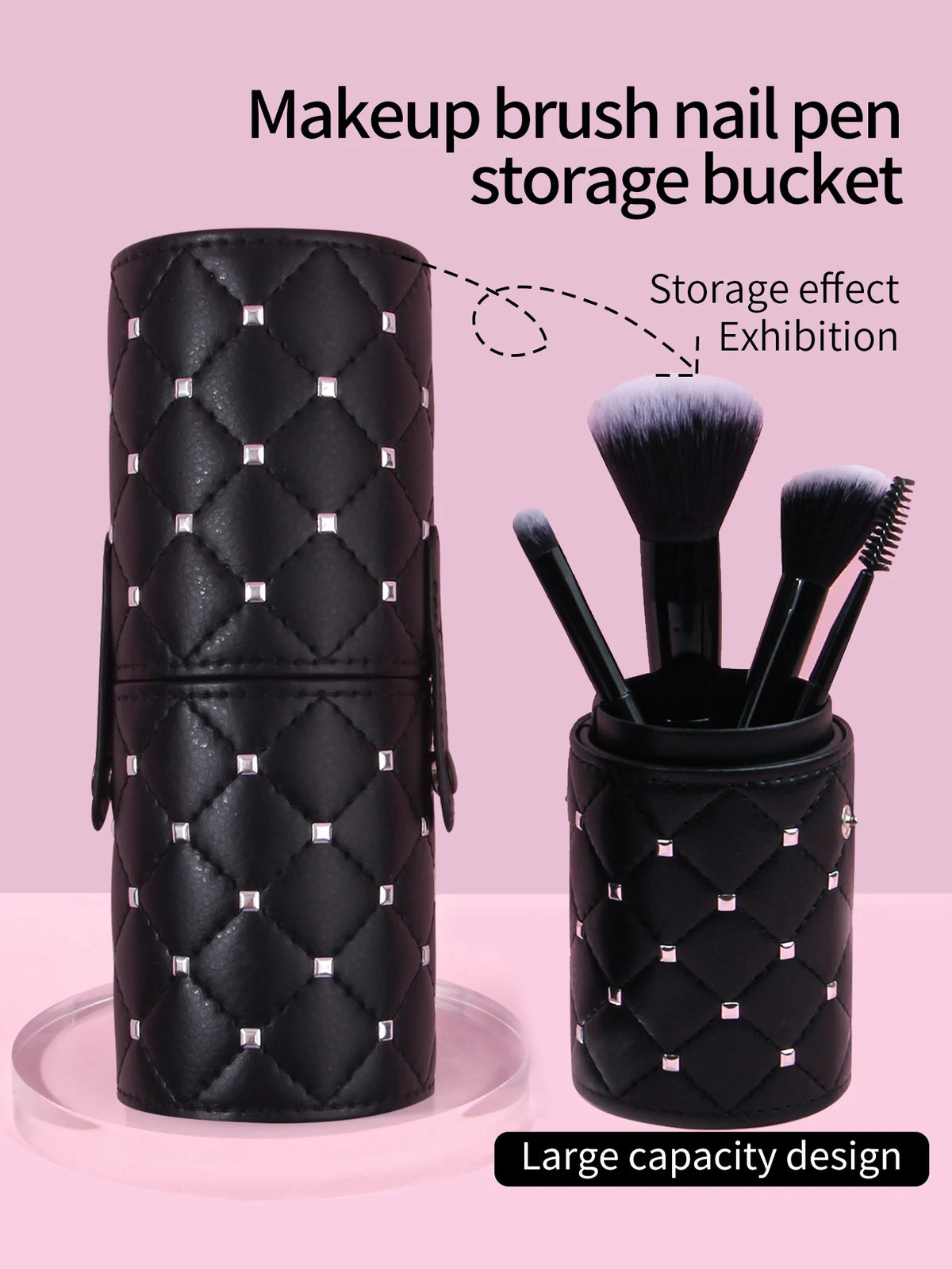 KOSSHOW Dustproof Waterproof Makeup Brush Holder Travel Case Makeup Brush Holder QXL