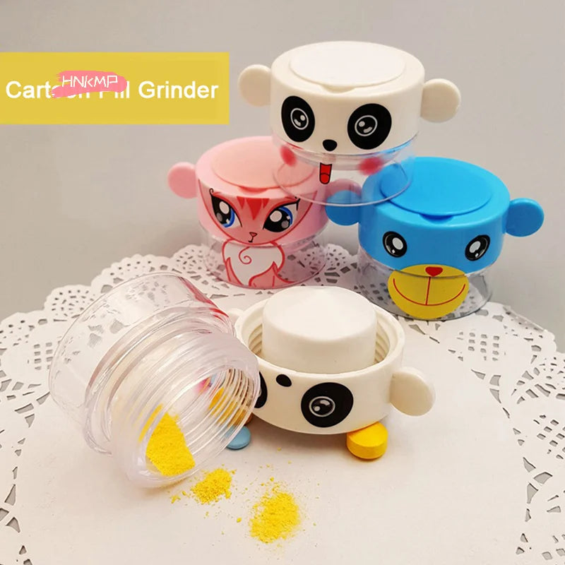 Cartoon Pill Crusher & Grinder | Portable Tablet Pulverizer Pill Crusher QXL