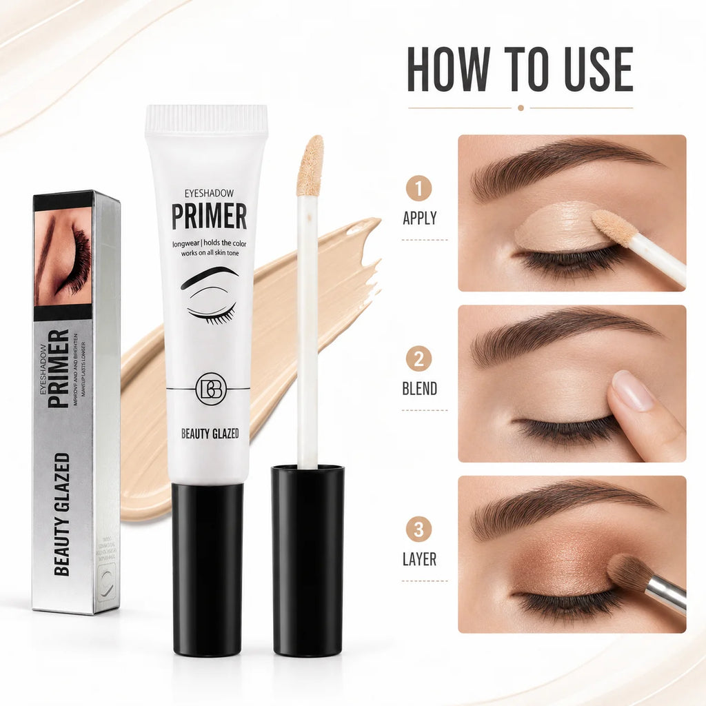 Eyeshadow Primer – Waterproof Crease-Resistant Eye Base Eye Makeup Primer QXL