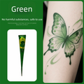 Henna Tattoo Paste Cone | Mehndi Body Art Black & Brown Henna Tattoo Paste QXL Green