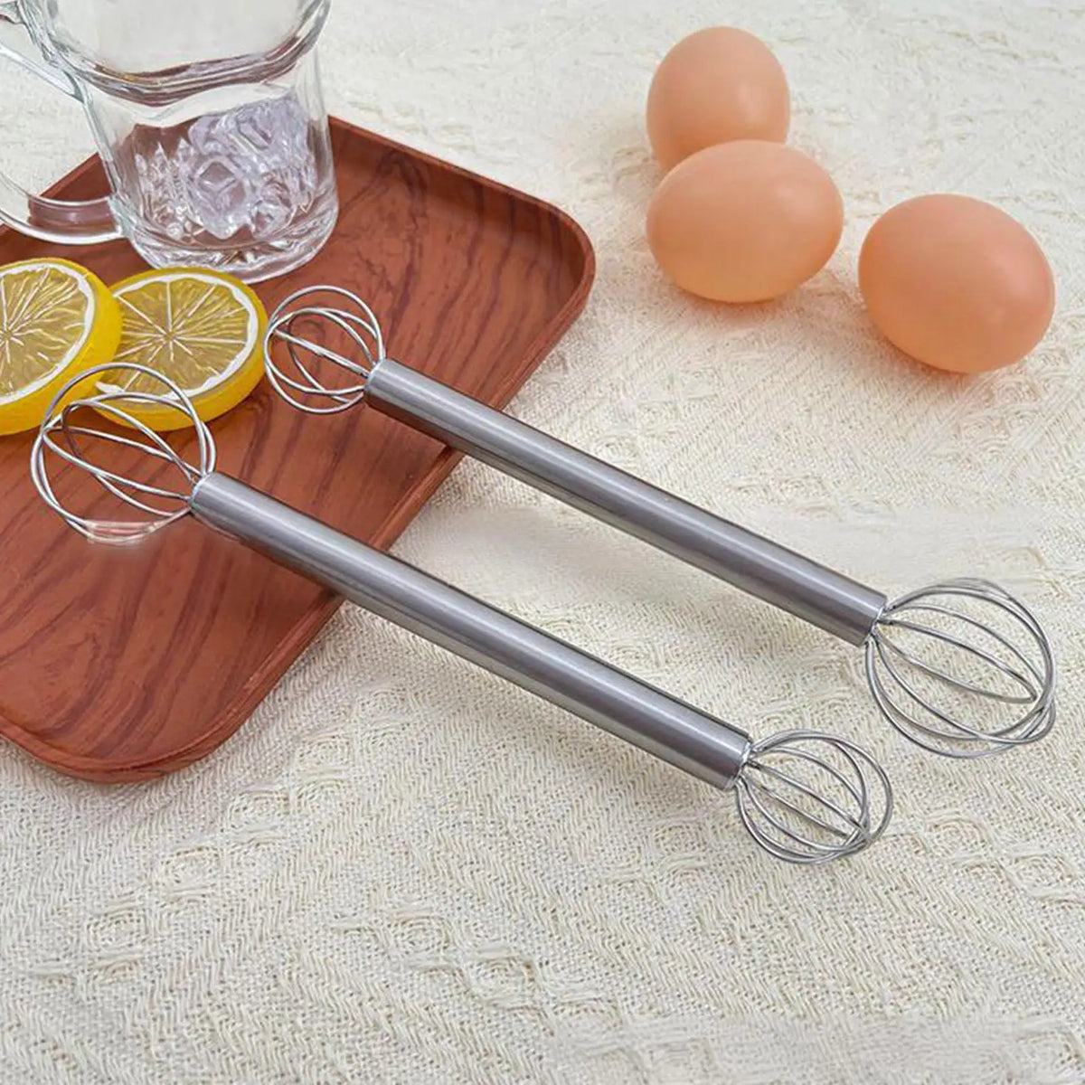Stainless Steel Double-Head Miso Stirring Stick | Mixing Tool Kitchen Mixing Tool QXL