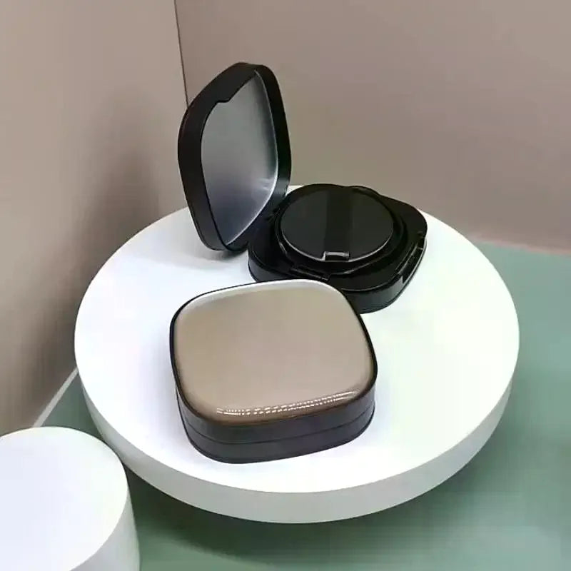 Refillable Air Cushion Compact with Mirror & Sponge Puff Makeup Compact Case QXL