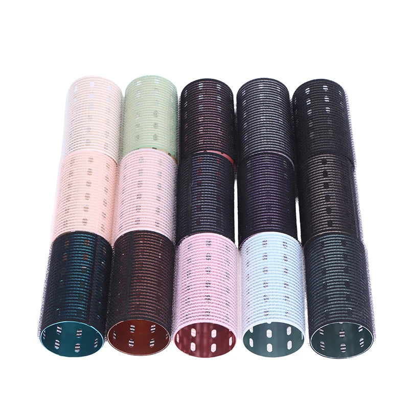 Aluminum Core Self-Grip Hair Roller 9×5cm | Hook & Loop Curler Hair Roller Curler QXL