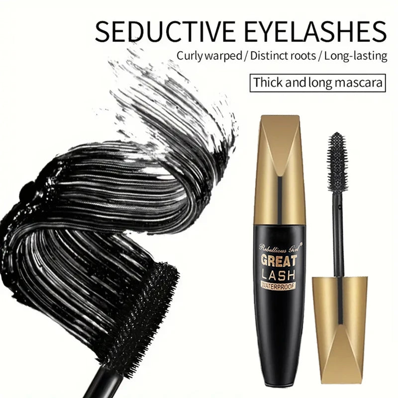 5D Silk Fiber Waterproof Mascara | Lengthening & Volumizing Volumizing Mascara QXL