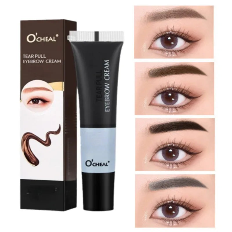 Semi-Permanent Peel-Off Eyebrow Tint Gel | Waterproof & Long-Lasting Eyebrow Tint Gel QXL