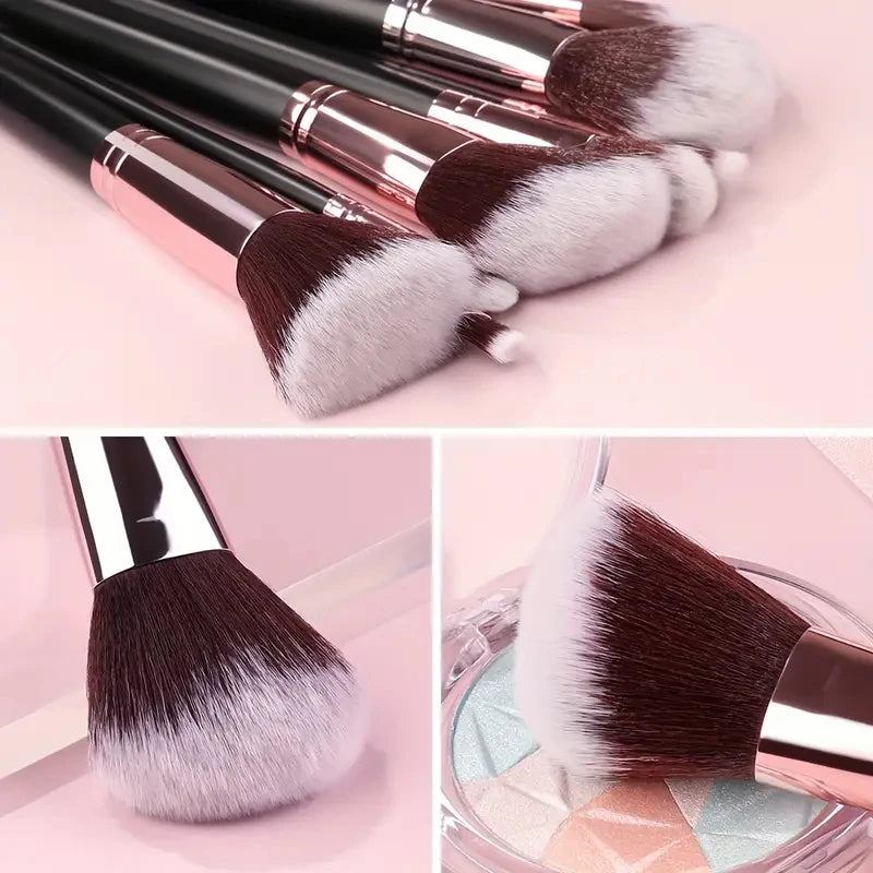 Professional Makeup Brush Set – Foundation, Blush & Eyeshadow Makeup Brush Set QXL