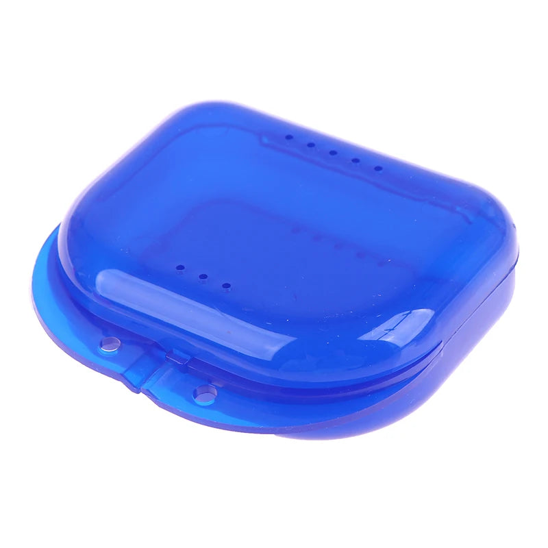 Dental Retainer & Denture Storage Case | Snap-Lock Box Retainer Storage Case QXL Dark blue