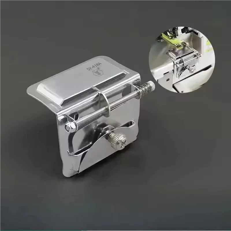 Adjustable Overlock Presser Foot – Elastic & Flanging Sewing Tool Sewing Machine Presser Foot QXL