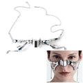 Gothic Cyberpunk Silver Hollow Face Jewelry | Festival Cosplay Cyberpunk Face Jewelry QXL Cyber Punk A