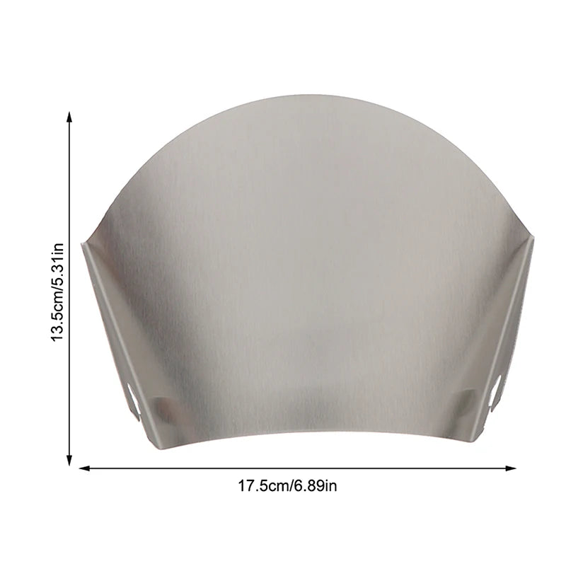 Stainless Steel Pouring Chute Shield for Stand Mixers Mixer Accessory QXL