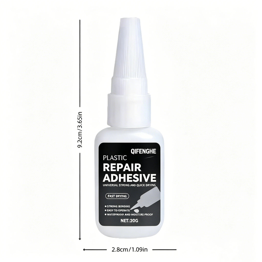 Plastic Repair Adhesive – Fast-Drying Strong Bond Liquid Glue Plastic Repair Adhesive QXL